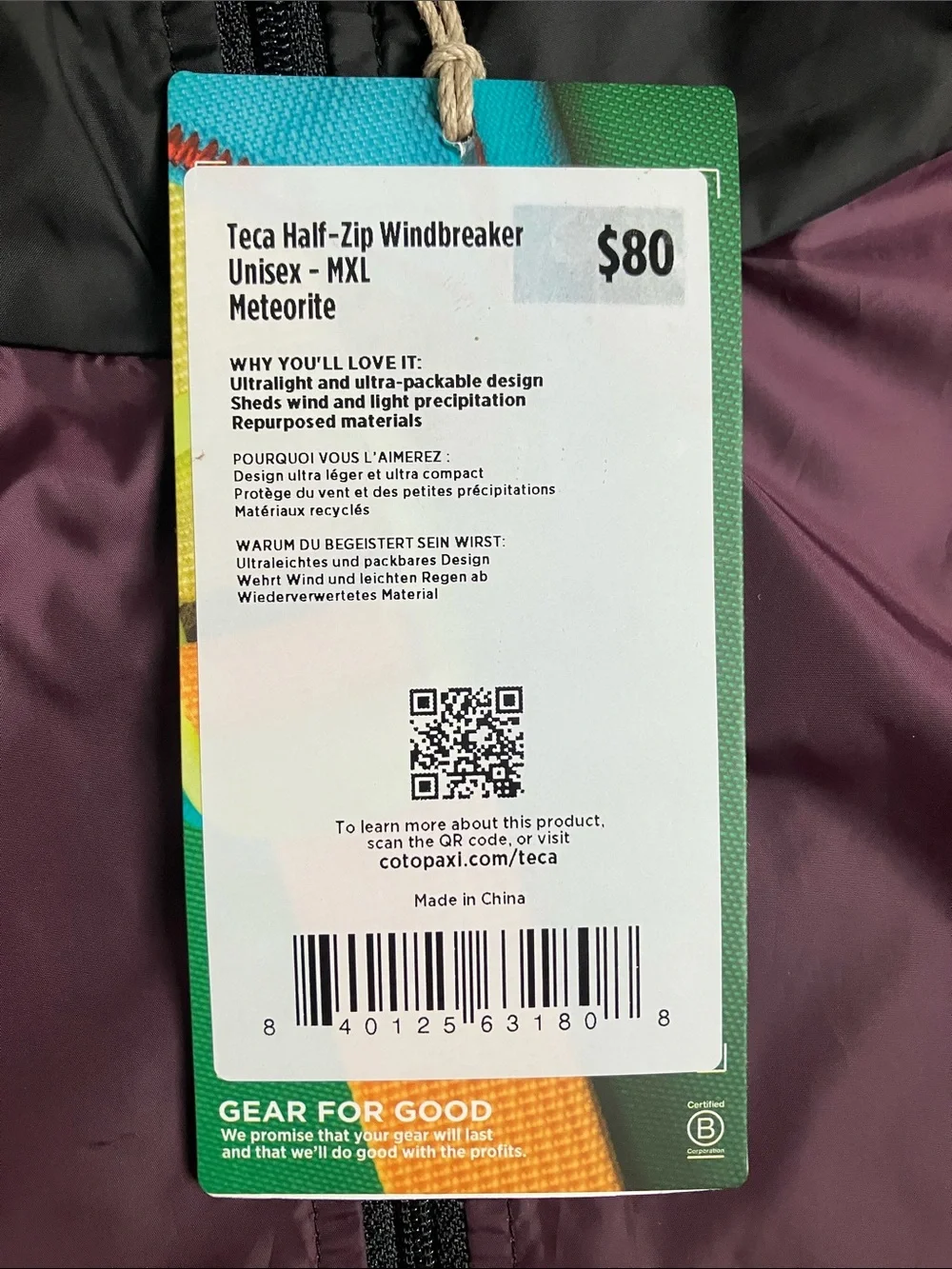 cotopaxi packable pullover